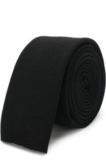 Шерстяной галстук с вышивкой Yohji Yamamoto