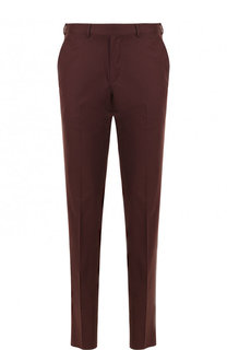 Хлопковые брюки прямого кроя Ermenegildo Zegna
