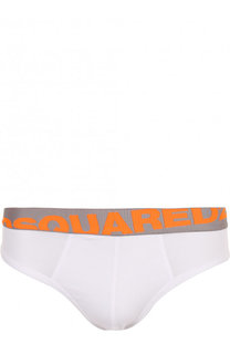 Брифы из вискозы с широкой резинкой Dsquared2