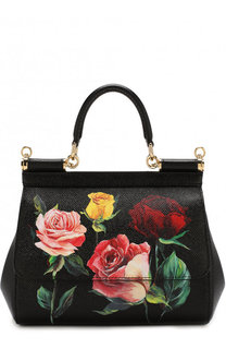 Сумка Sicily small с принтом Dolce &amp; Gabbana