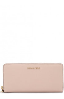 Портмоне Jet Set Travel на молнии из сафьяновой кожи MICHAEL Michael Kors