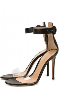 Кожаные босоножки Stella на шпильке Gianvito Rossi