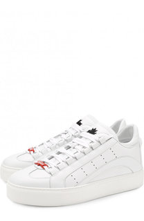 Кожаные кеды 551 на шнуровке Dsquared2