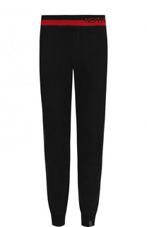 Хлопковые джоггеры с контрастным поясом Lanvin