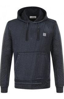 Хлопковое худи с капюшоном Stone Island