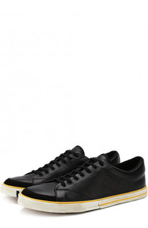 Кожаные кеды Match на шнуровке Balenciaga