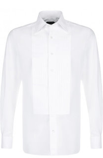 Хлопковая сорочка под смокинг Tom Ford