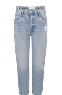 Укороченные брюки с потертостями Frame Denim