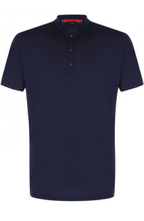 Хлопковое поло с короткими рукавами Kiton