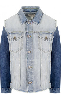 Джинсовая куртка с потертостями Frame Denim