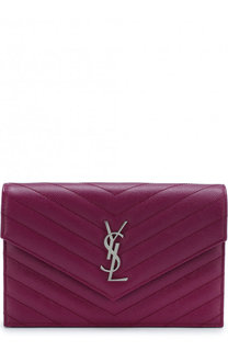 Сумка Monogram Envelope mini из стеганой кожи Saint Laurent