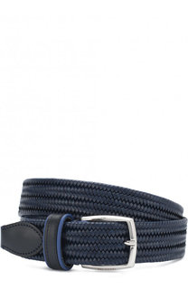 Плетеный кожаный ремень с металлической пряжкой Pal Zileri