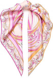 Шелковый платок с принтом Emilio Pucci