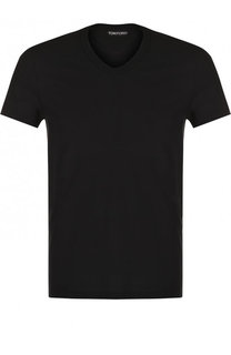 Хлопковая футболка с круглым вырезом Tom Ford
