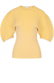 Пуловер с объемными рукавами из смеси хлопка и кашемира Tse