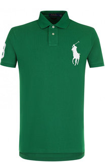 Хлопковое поло с короткими рукавами Polo Ralph Lauren