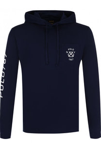 Хлопковое худи с принтом Polo Ralph Lauren