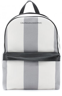 Текстильный рюкзак в контрастную полоску CALVIN KLEIN 205W39NYC