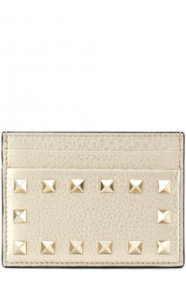 Кожаный футляр для кредитных карт Valentino Garavani Rockstud Valentino