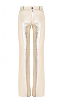 Кожаные расклешенные брюки Chloé