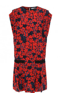 Шелковое мини-платье с ярким принтом Givenchy