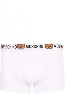 Хлопковые боксеры с широкой резинкой Moschino