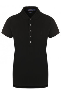 Однотонное хлопковое поло Polo Ralph Lauren