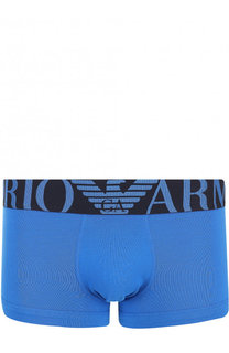 Хлопковые боксеры с широкой резинкой Emporio Armani