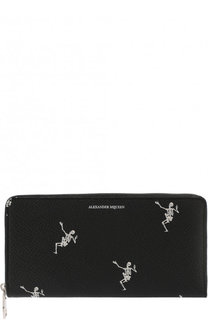 Кожаный футляр для документов на молнии Alexander McQueen