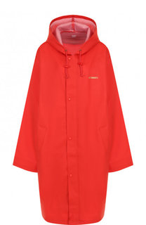 Плащ свободного кроя с капюшоном Vetements