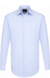 Хлопковая сорочка с воротником кент Emporio Armani