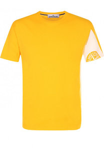 Хлопковая футболка с круглым вырезом Stone Island