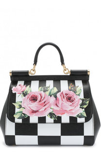 Сумка Sicily medium с принтом Dolce &amp; Gabbana