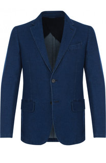 Однобортный хлопковый пиджак Ermenegildo Zegna