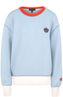 Однотонный хлопковый свитшот свободного кроя Rag&amp;Bone Rag&Bone
