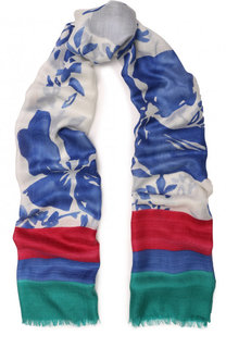 Шаль из смеси кашемира и шелка Les Fleurs Insolites Loro Piana