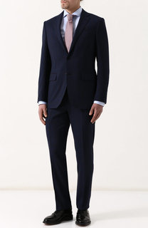 Шерстяной костюм с пиджаком на двух пуговицах Ermenegildo Zegna