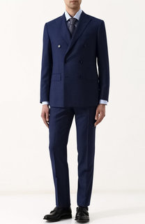 Шерстяной костюм с двубортным пиджаком Pal Zileri