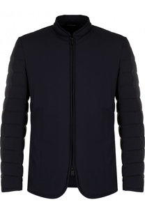 Куртка на молнии с воротником-стойкой Emporio Armani