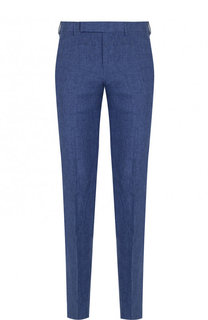 Льняные брюки прямого кроя Ermenegildo Zegna