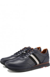Кожаные кроссовки на шнуровке Bally