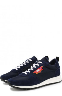 Комбинированные кроссовки New Runner Hiking на шнуровке Dsquared2