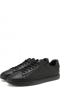 Кожаные кеды New Tennis на шнуровке Dsquared2