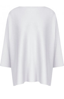 Однотонный пуловер из смеси шелка с кашемиром Tse