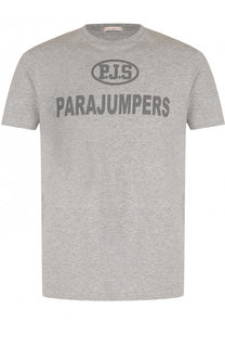 Хлопковая футболка с принтом Parajumpers