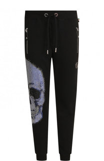 Хлопковые джоггеры с отделкой Philipp Plein