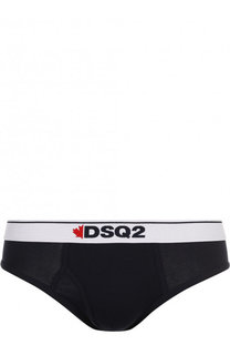 Хлопковые брифы с широкой резинкой Dsquared2