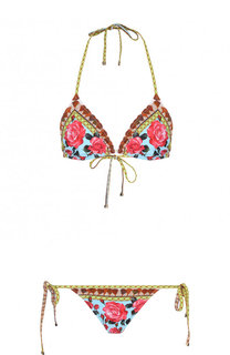 Раздельный купальник с ярким принтом Dolce &amp; Gabbana