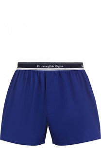 Хлопковые боксеры свободного кроя с широкой резинкой Ermenegildo Zegna