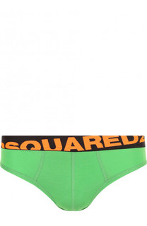 Брифы из вискозы с широкой резинкой Dsquared2